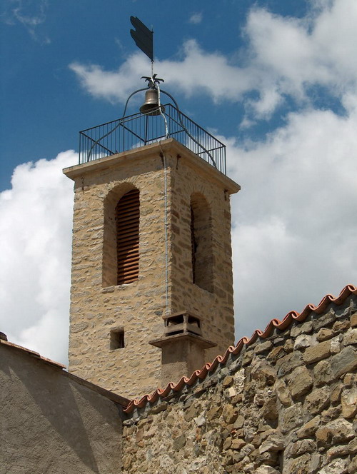 Le clocher de l'ancienne église St-Arey